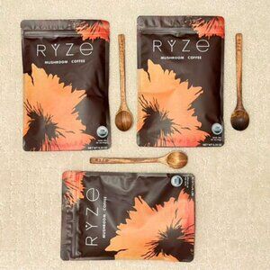 (3-Packs) Organic Mushroom Coffee(with Spoon)| Unique Blend Healthy-(NWT Sealed)